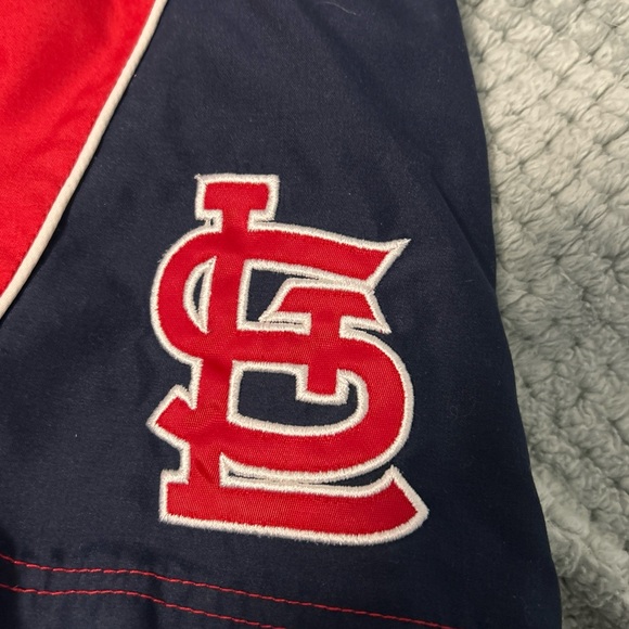 St. Louis Cardinals MLB Genuine Men’s Swim Trunks Size Medium Red/White/Blue EUC - Picture 3 of 6